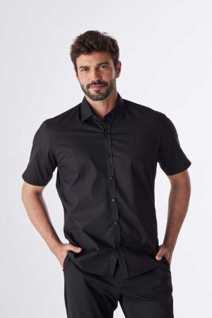 CAMISA MC ROBERT BASIC ALGODÃO SLIM 177682