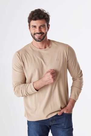 CAMISETA ML THÉO BASICA ALGODÃO PLUS 179494