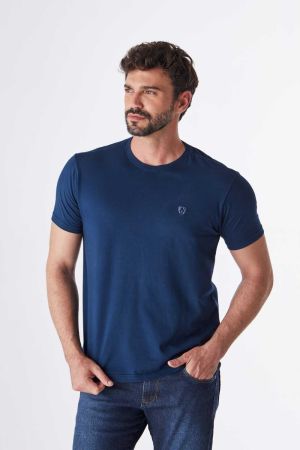 CAMISETA BÁSICA PAULO MANGA CURTA ALGODÃO PLUS 179559
