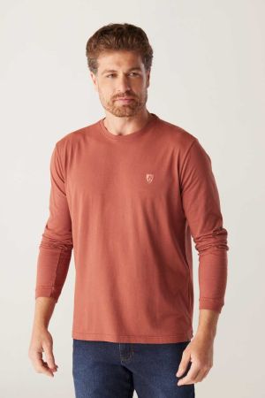 CAMISETA ML THÉO BASICA ALGODÃO 180202